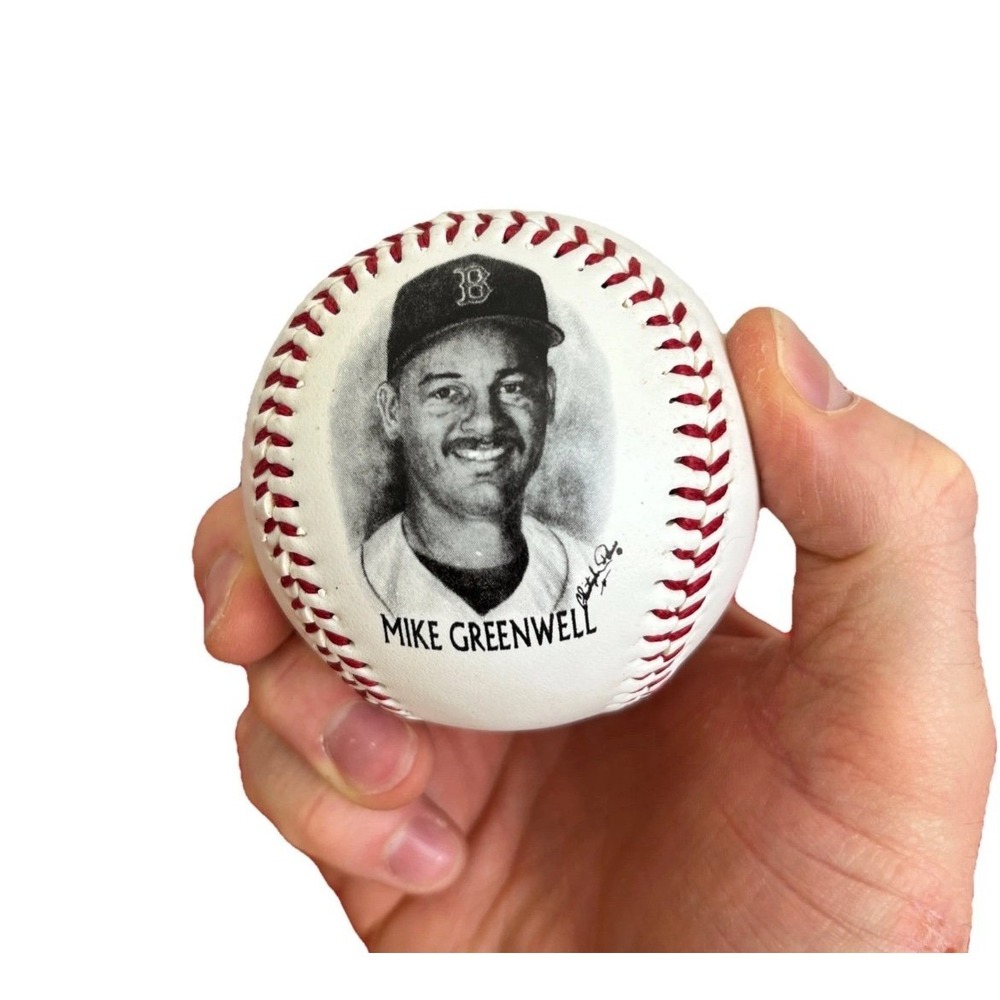 Vintage Mike Greenwell 1996 Burger King Photoball Boston Red Sox MLB Baseball